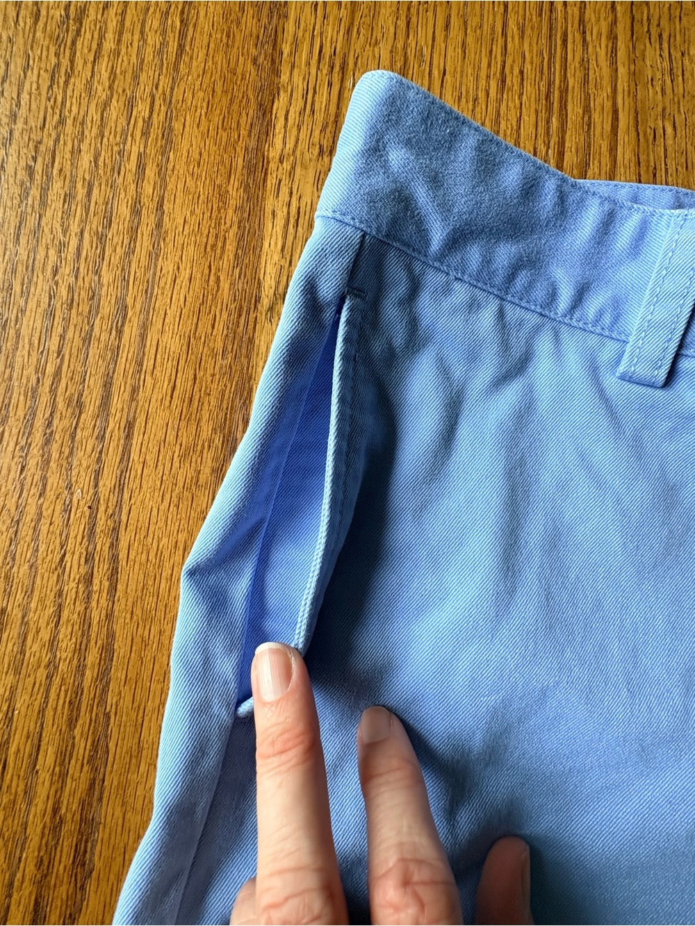 Vineyard Vines Light Blue flat-front Pants- boys size 12- with Whale Logo - Picture 7 of 16